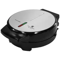 Maquina de Waffles Electrobras EBWF-01 / 1200W / 110V ~ 60HZ - Preta/Prata