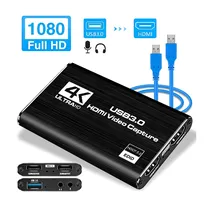 Video Captura HDMI 4K Ultra HD 1080P USB 3.0 Aux