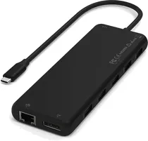 Hub USB-C 13-IN-1 Satechi Multiport ST-P3D13K 2USB-C/ 6USB-A/ 2HDMI/ DP/ Ethernet/ BLK