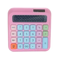 Calculadora Compacta Luo LU-646 - Rosa
