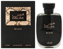 Perfume Rasasi Hawas Black Edp 100ML - Masculino