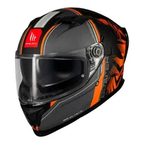 Capacete MT Helmets Braker SV Charm B4 - Fechado - Tamanho L - com Óculos Interno - Matt