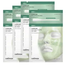 Mascara Facial Celimax Ji Woo Gae Cica Pha Peel com 4 Unidades