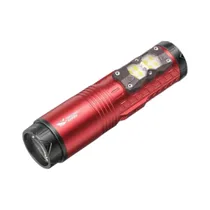Lanterna Smiling Shark DY-3039 Preto/Vermelho Cabo USB-C