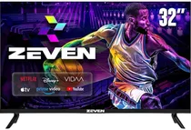 Smart TV LED Zeven 32" Z32VA HD HDMI/Wifi/Vidaa (com Suporte Fixo)