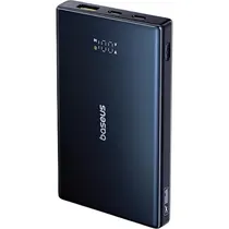 Carregador Portátil Baseus Picogo LCD 10.000 Mah 20 W USB-A+ 2 USB-C + Cabo USB-C - Preto (10076801123-00)