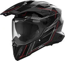 Capacete para Moto Airoh Commander 2 Carbon Stylish - Tamanho XXXL - Gloss