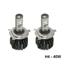 Lâmpada Ultra LED M1 H4 40WATTS 6200K Luz Branca