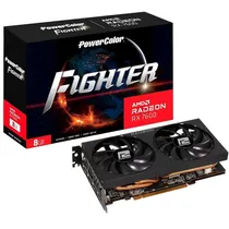 Placa de Vídeo 8GB Exp. RX7600 Powercolor Fighter RX7600 8G-F/V