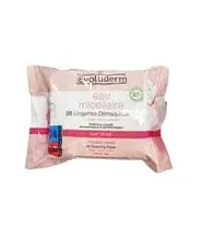 Evoluderm Agua Micelar Desmaquillante Wipes X 25 Unidades