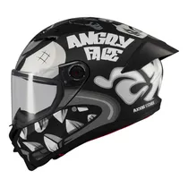 Capacete Axxis Fenix Angry Face B2 - Fechado - Tamanho M - Matt