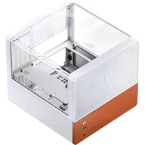 Gabinete Gamer Jonsbo V12 Micro ATX Mini Tower Panorâmico - White