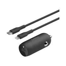 Carregador de Coche Belkin CCA004BT1MBK Con Cable USB-C A Lightning