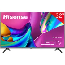 Smart TV LED de 32" Hisense 32A4H HD com Wi-Fi/Bluetooth/Vidaa (2022) - Black