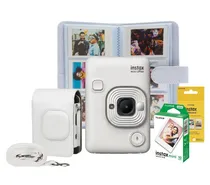 Fujifilm Camara Instax Mini Liplay Bundle White