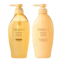 Kit Tsubaki Shampoo + Condicionador Volumen Repair 900ML