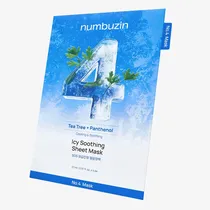 Numbuzin Mask Facial No.4 Icy Soothing Sheet 27ML(1UNI)