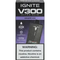 Vaper Descartavel Ignite V300 Ultra Slim Grape Ice