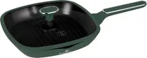 Frigideira Grill com Tampa Berlinger Haus Matt Green Collection 28CM/2.1L - BH-8162