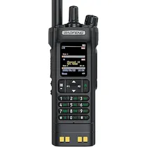 Walkie Talkie Baofeng DM-32UV - 20 KM - GPS - 4000 Canais - Preto
