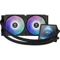 Cooler Water Gamdias Aura GL240 LCD Ips 4" Argb *G 240MM Black