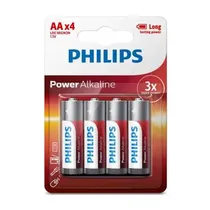 Pilha Alcalina Philips AA c/4