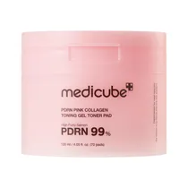 Pads Medicube PDRN Pink Collagen Toning Gel Toner Pad de 70 Unidades / 120ML
