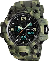 Relogio Masculino Skmei Analógico/Digital 1155 Green Camo
