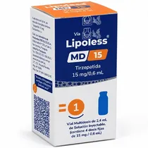 Tirzepatida Lipoless MD Multidoses 15MG/0,6ML de 2,4ML