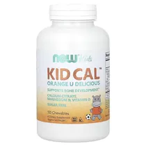 Now Kids Calcium Citrate Magnesium Vitamina D 100 Cápsulas
