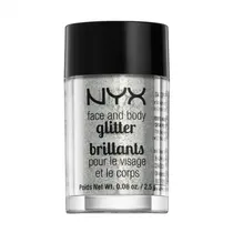 Glitter Pigmento NYX Face &Amp; Body GLI10 Silver 2.5 GR