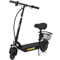 Patinete Elétrico Audisat HL09 350 Watts Rodas de 10" Até 32 KM/H Capacidade 120KG Autonomia 30 KM - Preto (1 Mês de Garantia)