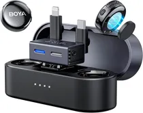 Microfone Sem Fio Boya Boyalink 3-01 Lightning USB-C - Preto (Caixa Feia)