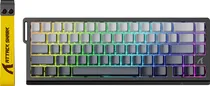 Teclado Mecanico Attack Shark X68 He RGB/ 60%/ 8K/ Rapid Trigger/ Magnetic SW(Linear)/ WH Contou