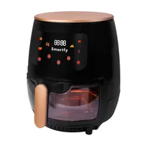 Fritadeira Elétrica Air Fryer Smartfy AF01B - 1400W - 3.6L - 220V 50/60HZ - com Visor - Preto