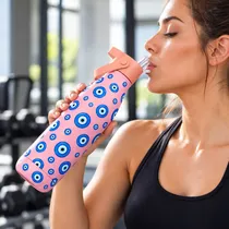 Garrafa Térmica Aço Inoxidável Rosa 500 ML