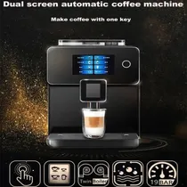 Cafeteira Expresso Dlux A10 Preta 220V Totalmente Automático Dual Touch Screen, Moem Café Na Hora, Cappucinno ,Leite , Café Expresso (Excelente Qualidade e Preço Perfeito)