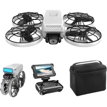 Drone Hetzer XJ2 Control com Tela - Cinza