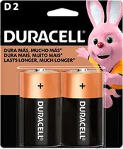 Pilhas Alcalinas Duracell Tipo D MN 1300B2 - 2UNIDADES