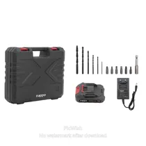 Kit Parafusadeira Bateria Nappo NHK-217 16PCS Bivolt 130252