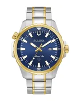 Bulova Reloj 98B384 Silver/Gold