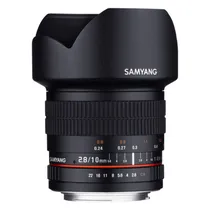 Lente Samyang Fuji MF DSLR 10MM F2.8 X-Mount Aps-C