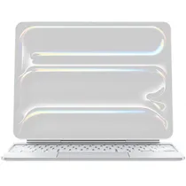 Teclado Apple Magic Keyboard A2974 MWR43LL para iPad Pro de 13" (M5) - Branco (Inglês)