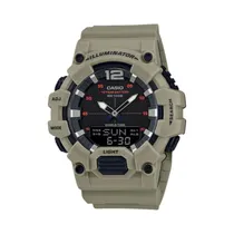 Casio Reloj Masc HDC-700-3A3VDF Verde/Plateado + Estuche