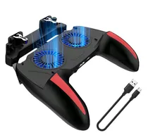 Controle Joystick Xo H10 Dupla Ventoinha/Power Bank/2500MAH - Preto
