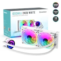 Cooler Cpu Gamemax Icechili Liquid 240V Whit /Iva