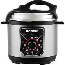 Panela de Pressão Elétrica Itatiaia PPESS1003 900 W 110V - Prata/Preto 5L
