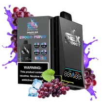 Sex Addict Vaper S280 Black 28000PUFFS Grape Acai