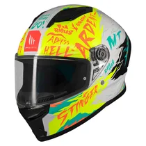 Capacete MT Helmets Stinger 2 Ardent A3 - Fechado - Tamanho s - Gloss