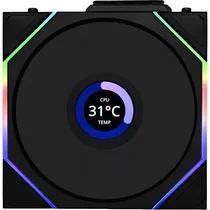Ventilador Lian Li Uni Fan TL LCD Wireless Reverse 120 MM PWM - Preto